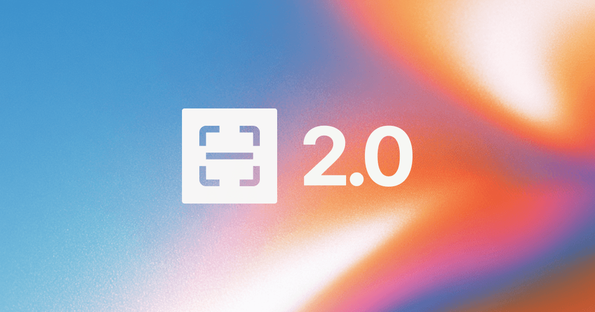 Wooma Vision 2.0 logo on a colourful gradient background, announcing the new release
