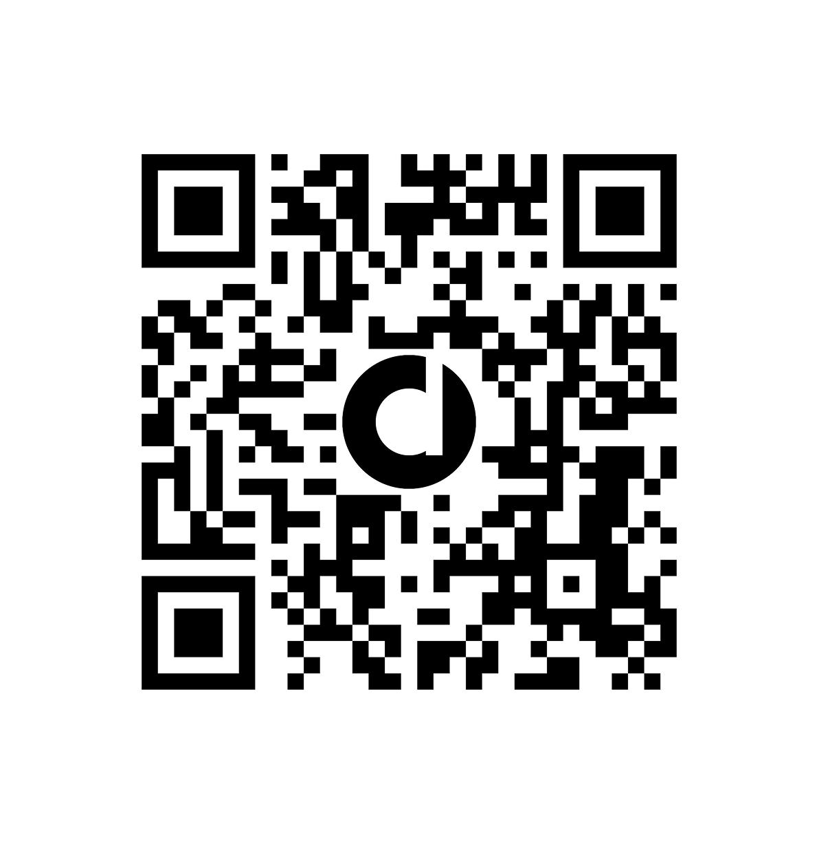 QR code to download Wooma on the App Store
